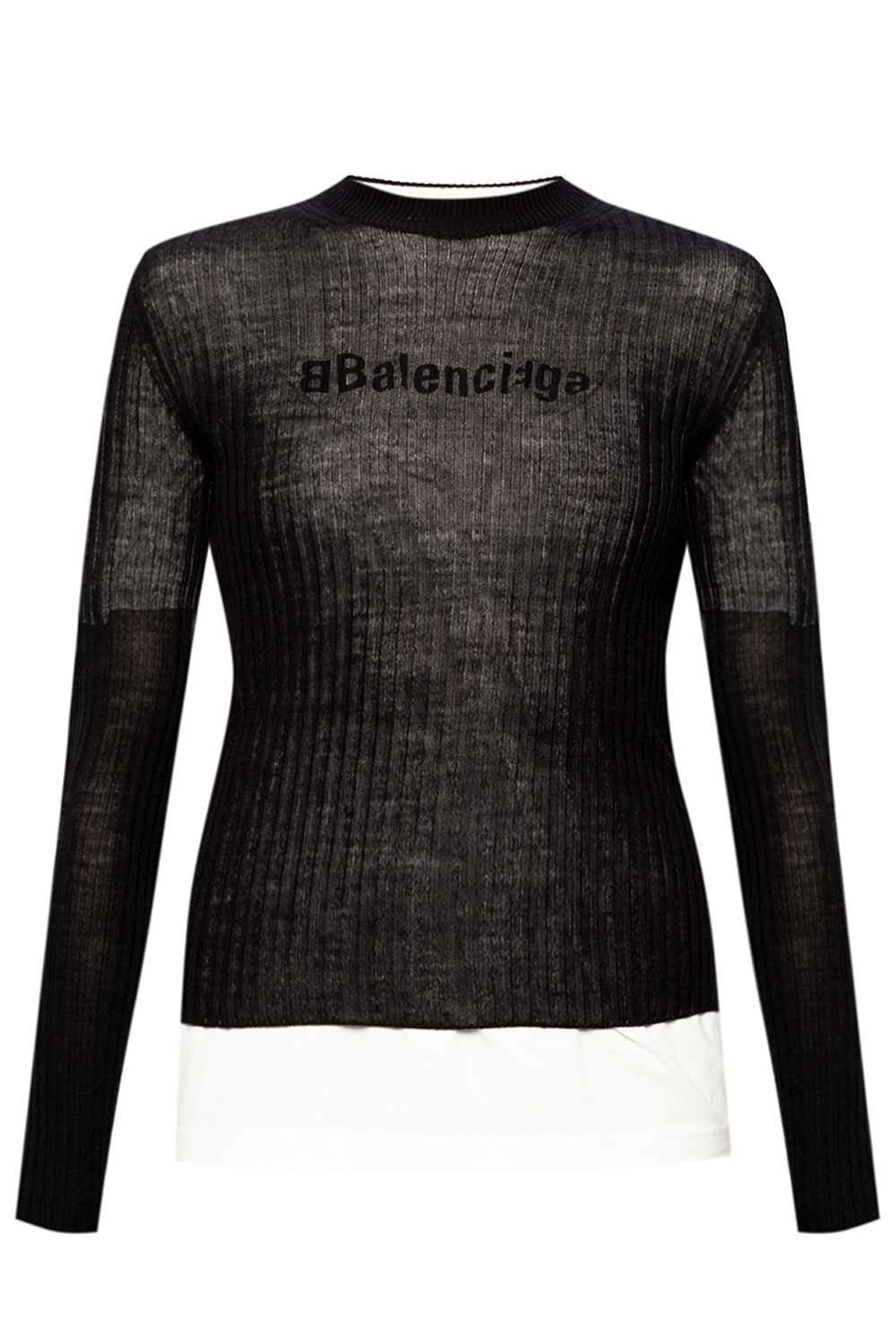 Balenciaga ribbed hot sale sweater